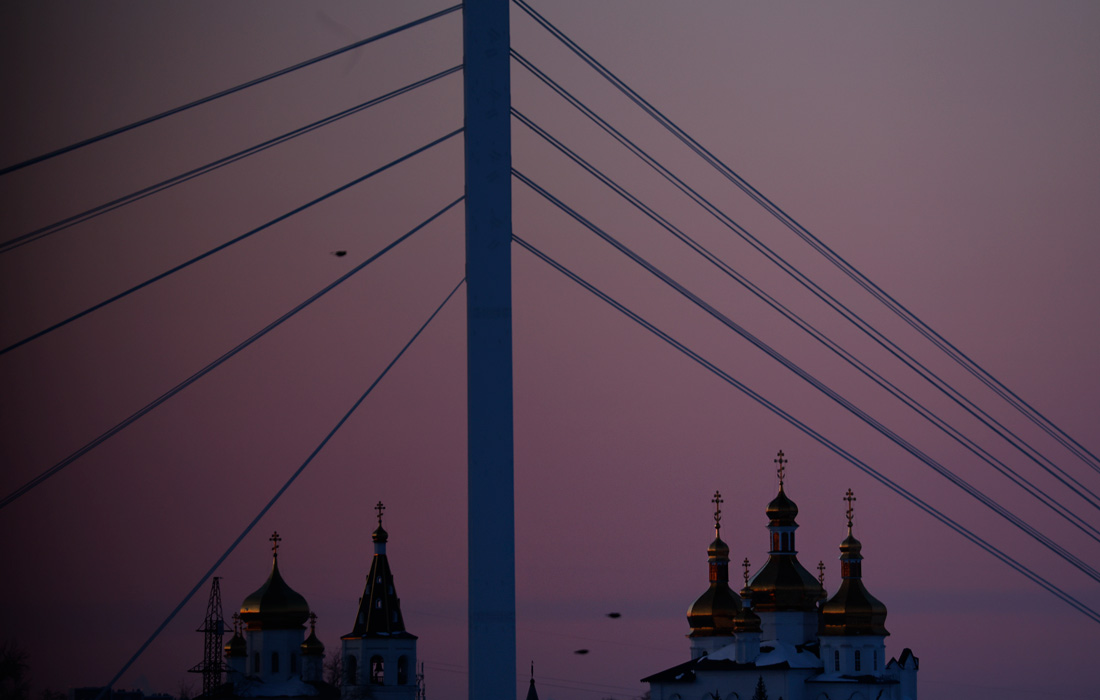 Закат в Тюмени