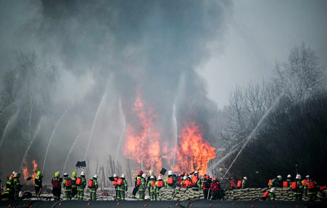 Сотрудники МГСЧС провели учения по ликвидации аварийных и чрезвычайных ситуаций в Московской области