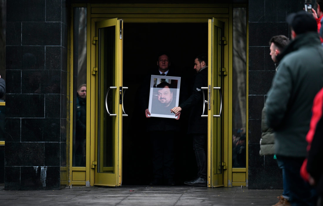 После церемонии прощания в Москве