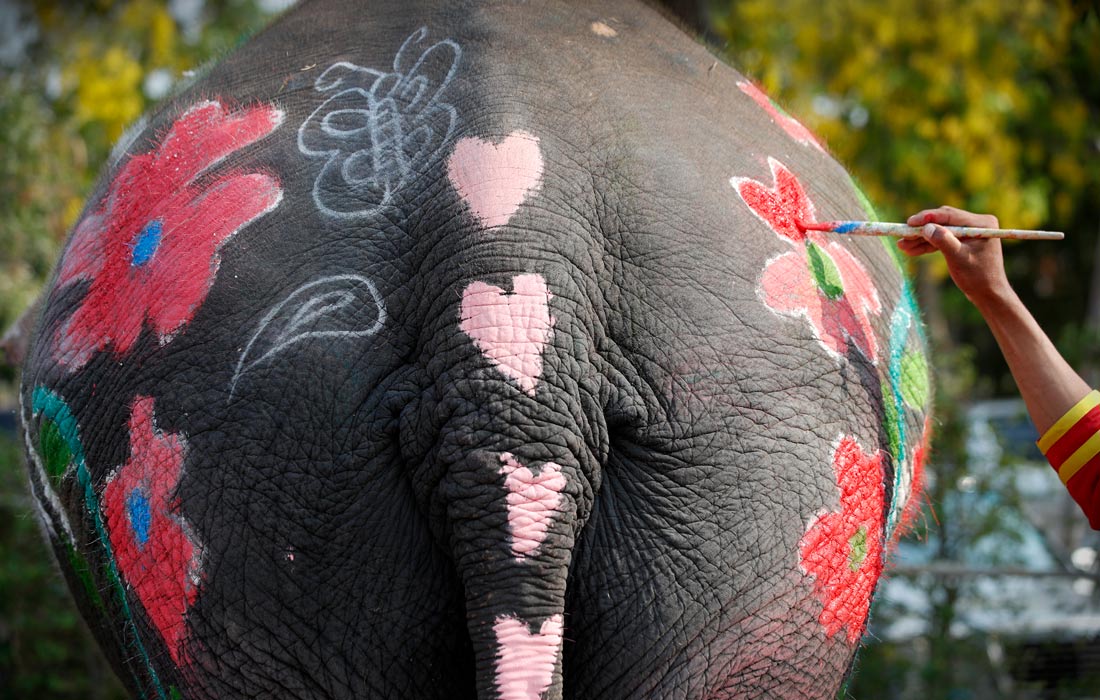 Подготовка к фестивалю воды Сонгкран в Таиланде