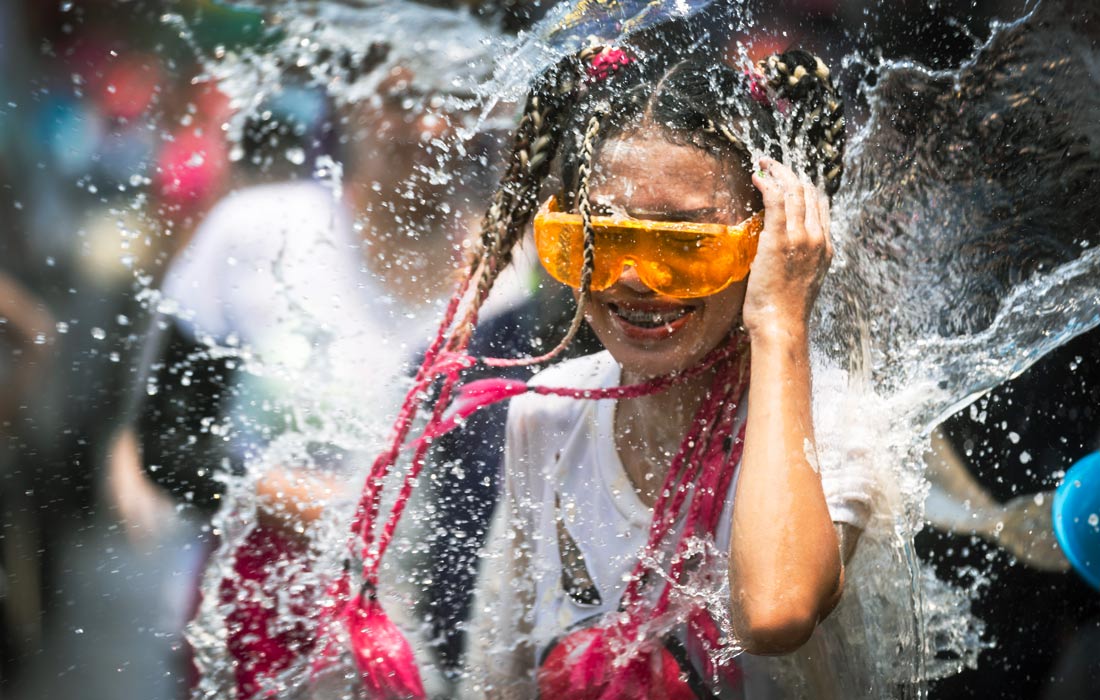 Фестиваль воды Сонгкран в Таиланде
