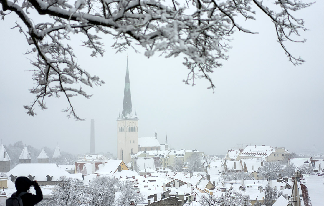 Снег в Эстонии