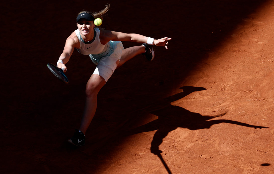Паула Бадоса из Испании на теннисном турнире Madrid Open