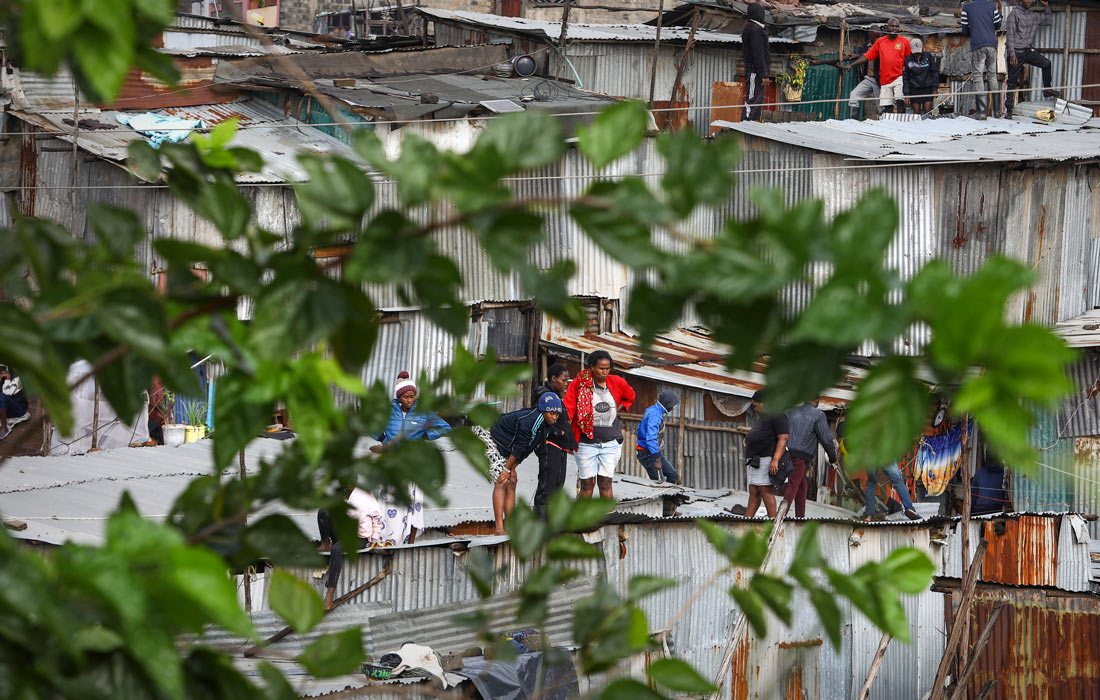 Жители деревни Нгондо в Кении