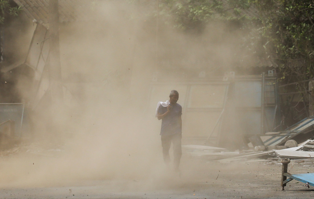 Пыльная буря в Мумбаи