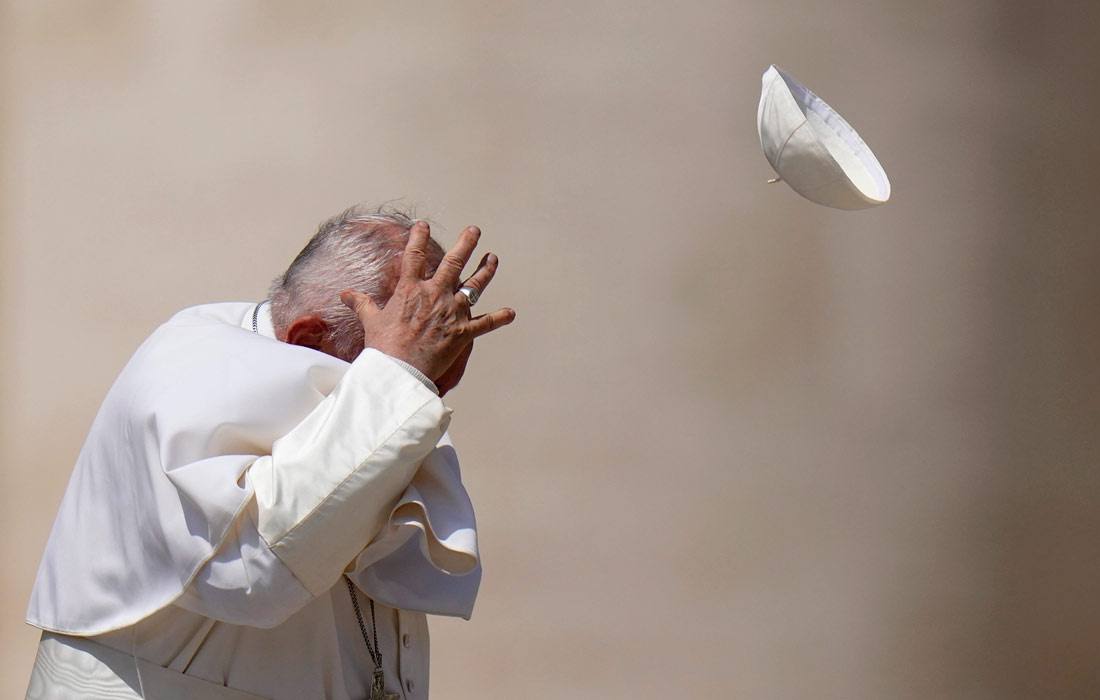 Папа римский Франциск на еженедельной аудиенции в Ватикане