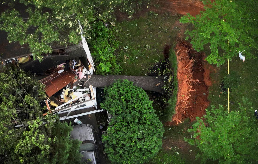 Разрушительные торнадо обрушились на штат Мэриленд