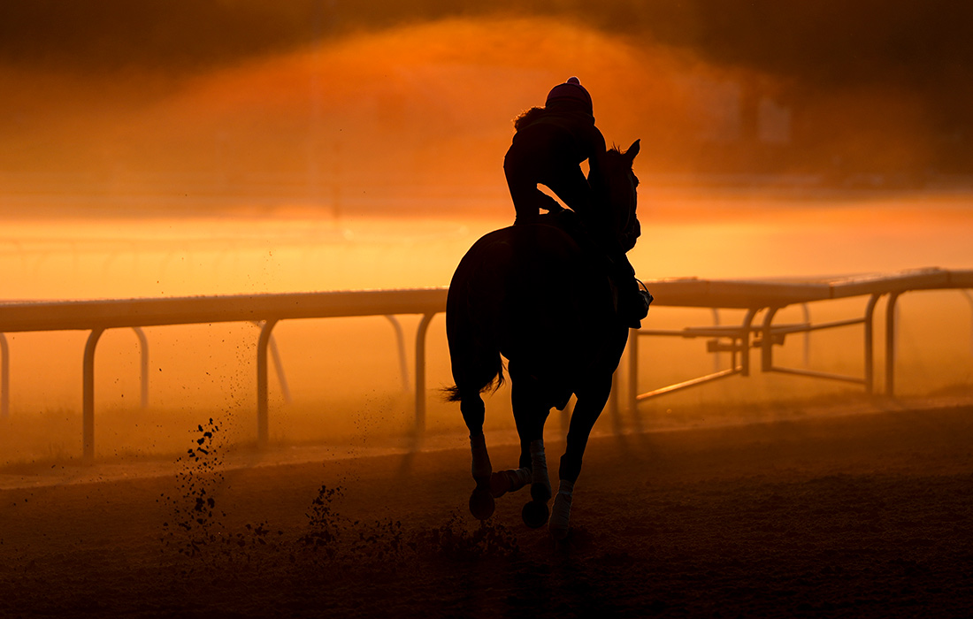 Скачки в Саратога-Спрингс, США