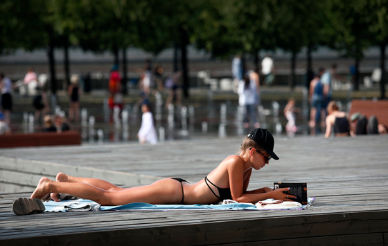 Жара в Москве