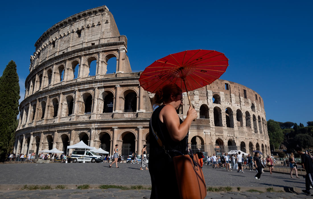 В 22 городах Италии объявлен "красный" уровень опасности из-за аномальной жары