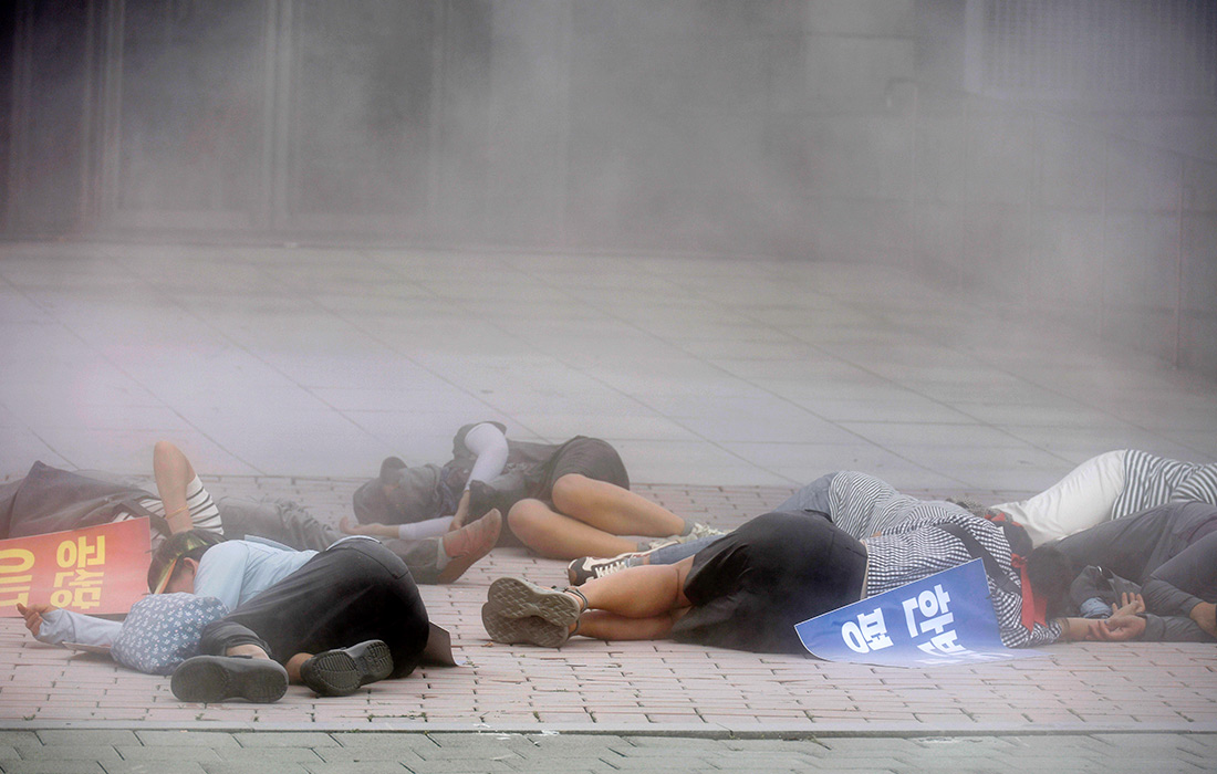 Антитеррористические учения в рамках учений Южной Кореи и США в Сеуле