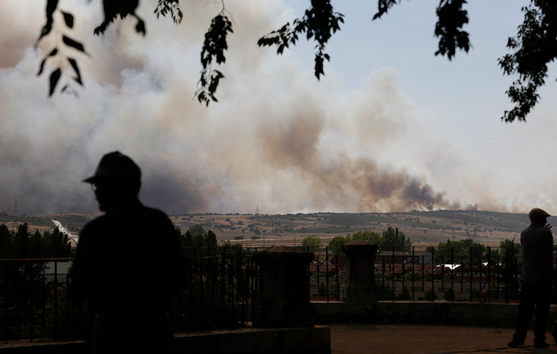 Лесные пожары в Испании