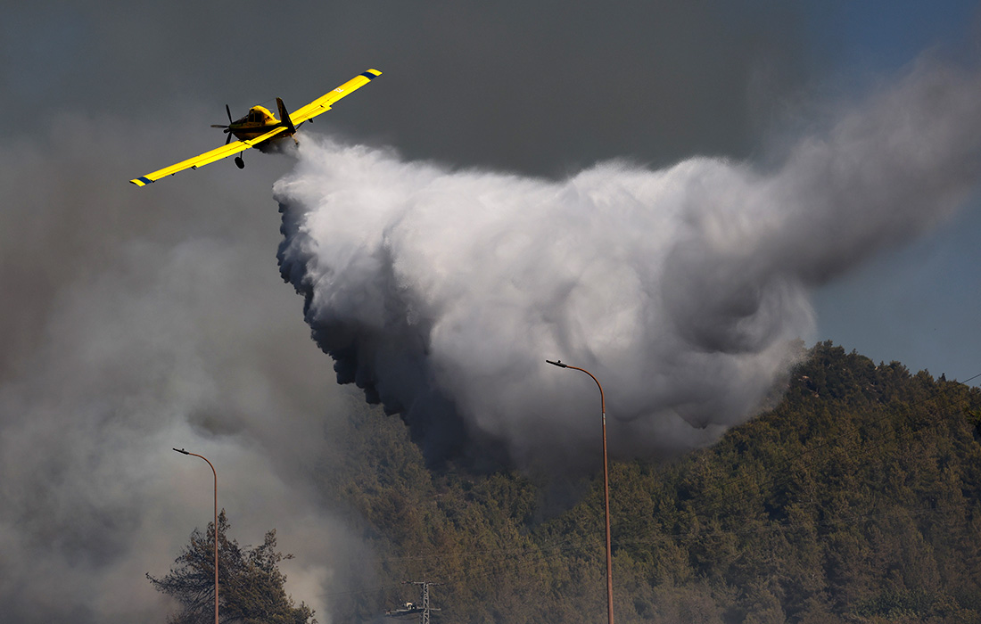 Лесной пожар в Израиле
