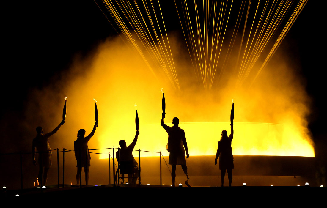 В Париже вечером в среду состоялась торжественная церемония открытия летних Паралимпийских игр