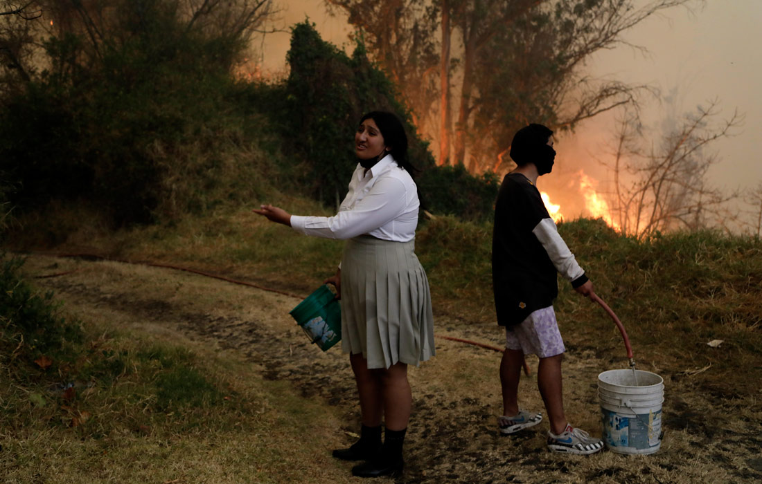 Лесные пожары в Эквадоре