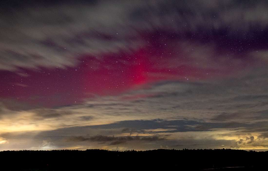 Северное сияние в Великобритании