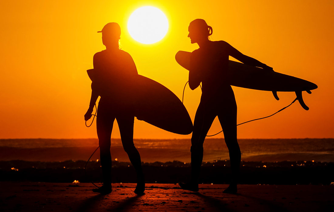 Восход солнца в Южной Каролине, США