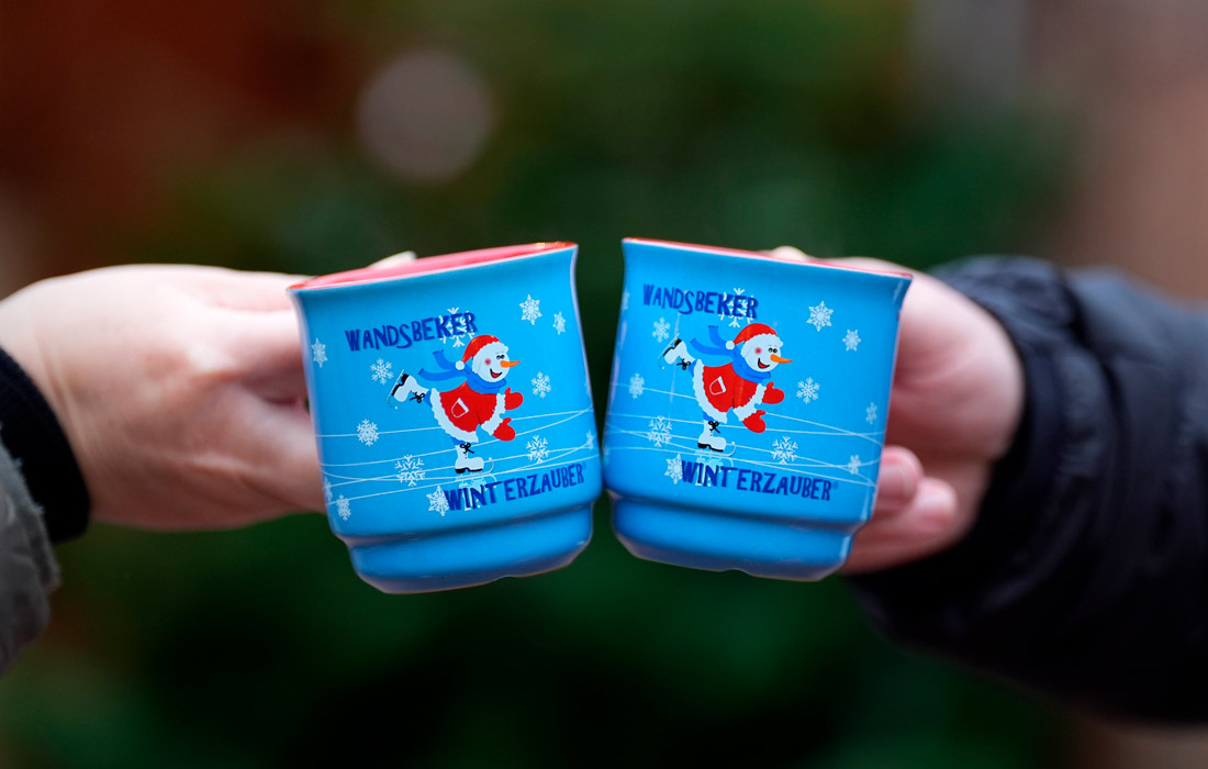 Рождественская ярмарка Wandsbeker Winterzauber открылась в Гамбурге