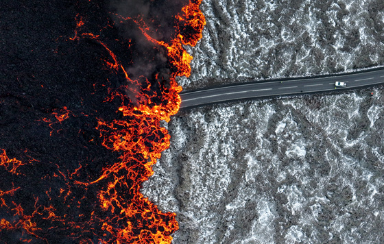 Извержение вулкана в Исландии