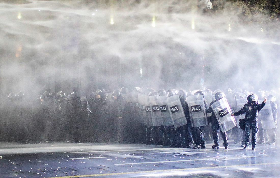 Акции протеста продолжаются в Тбилиси