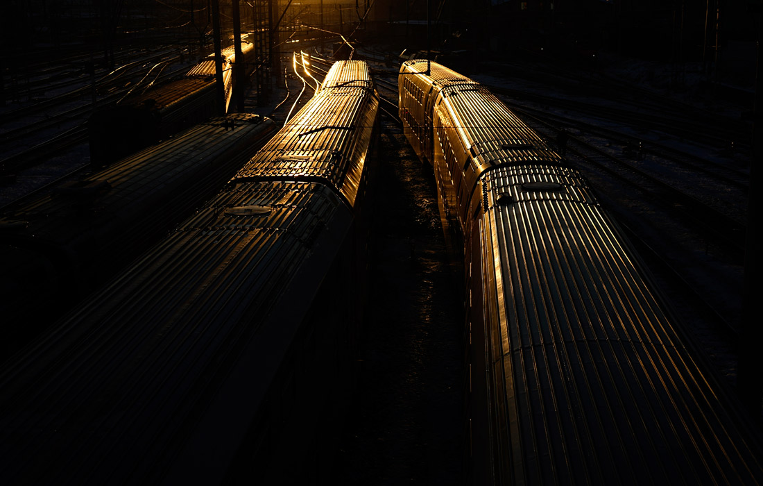 Поезда на Казанской железнодорожной линии в Москве