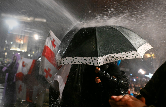 В Тбилиси началась новая акция протеста против действующих властей