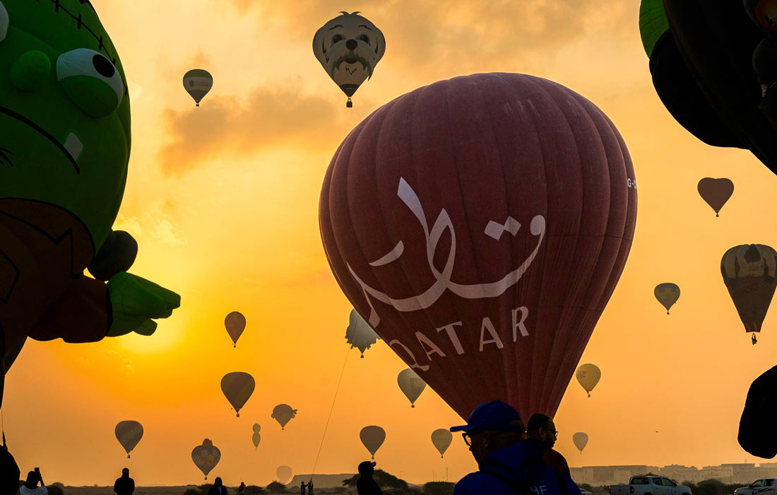 Фестиваль воздушных шаров в Катаре