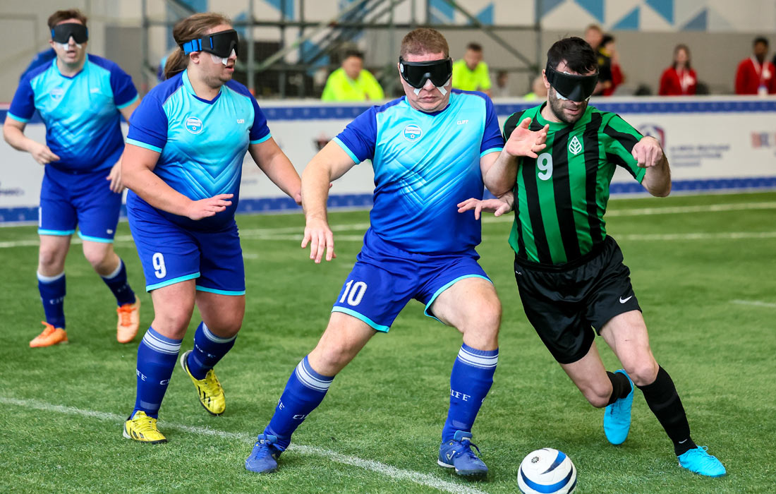 Первый международный турнир БРИКС+ по незрячему футболу в Москве