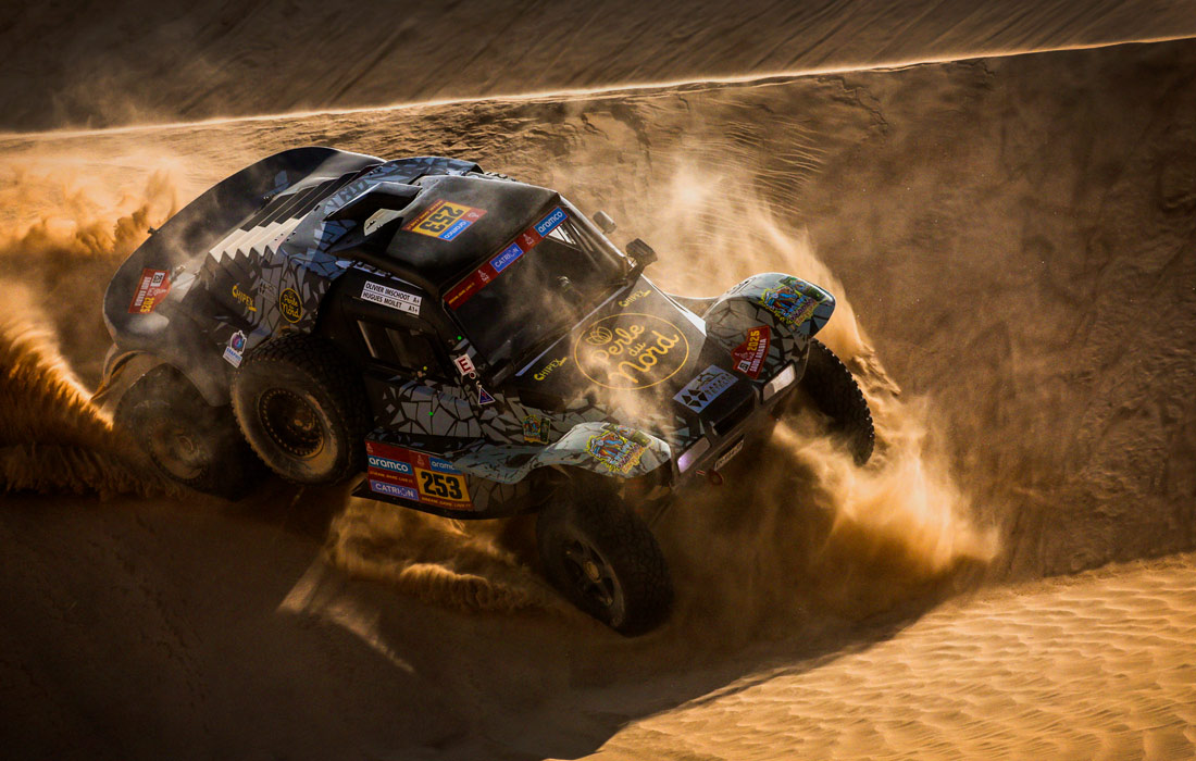 Ралли-марафон "Дакар" проходит на территории Саудовской Аравии