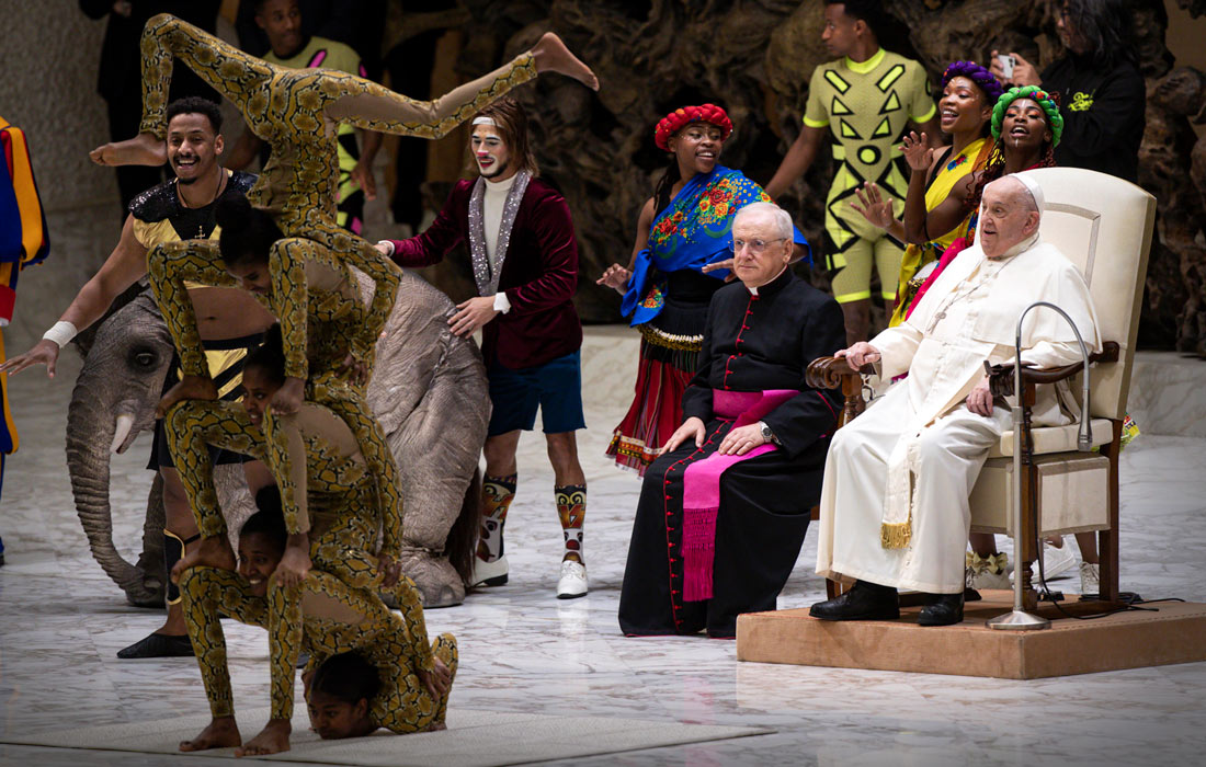 Еженедельная аудиенция папы римского Франциска в Ватикане