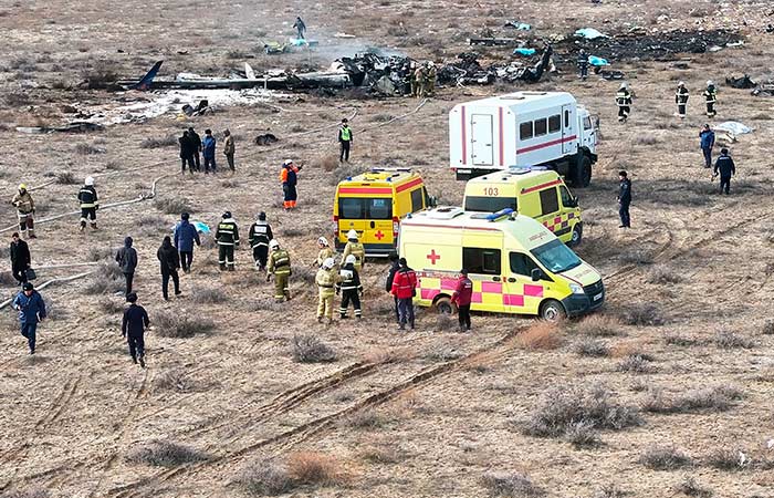 В Казахстане ожидают публикации итогов расследования крушения самолета AZAL на следующей неделе