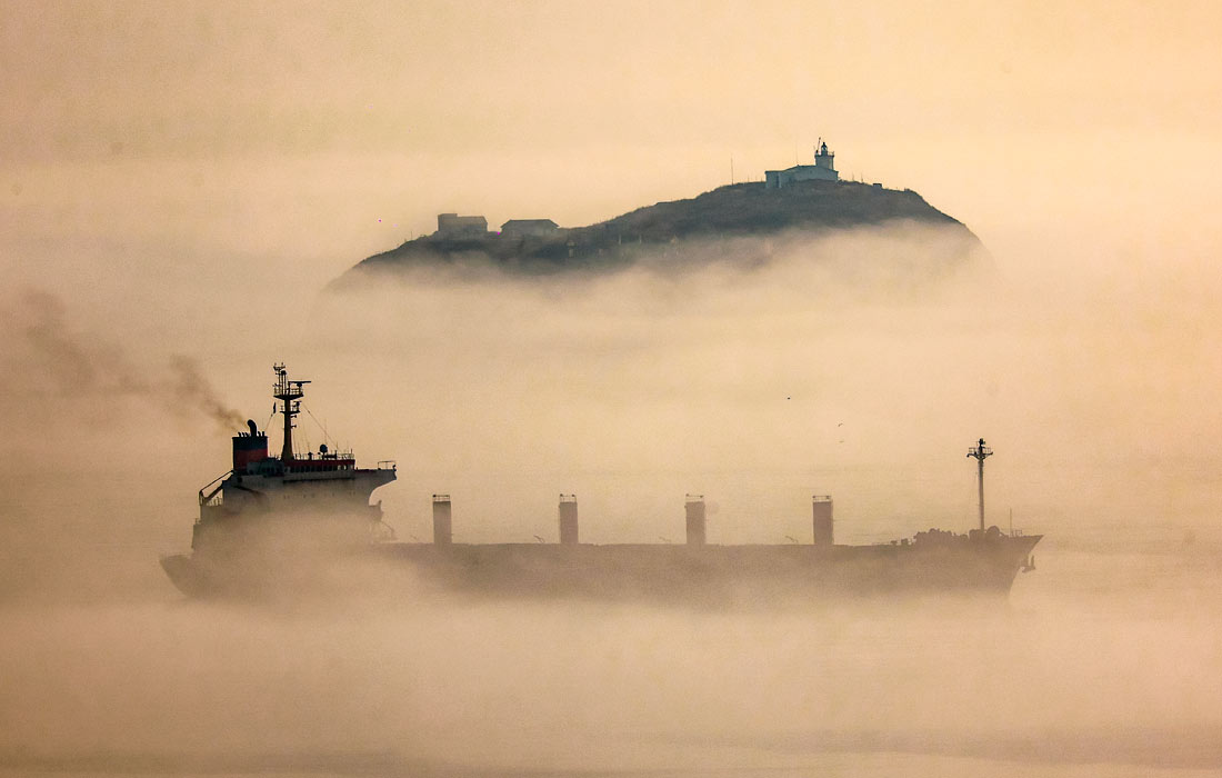 Туман во Владивостоке