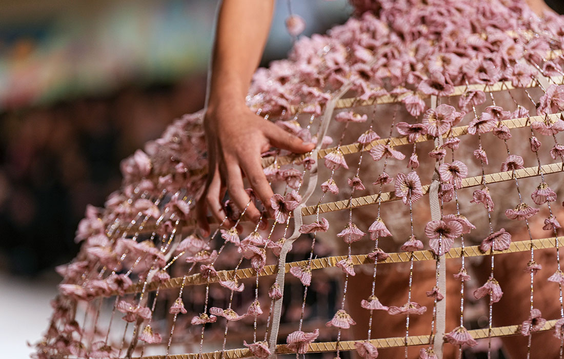 Показ коллекции Christian Dior сезона весна-лето 2025 на Неделе высокой моды в Париже