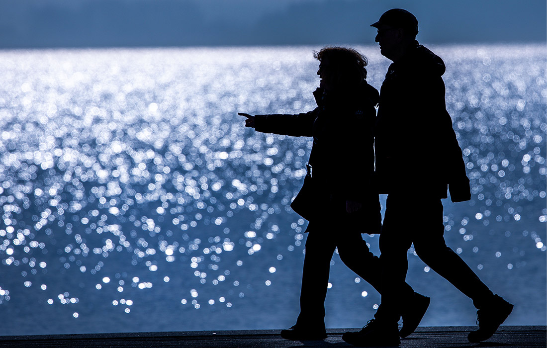 Переменная облачность и туман на курортах балтийского побережья Германии