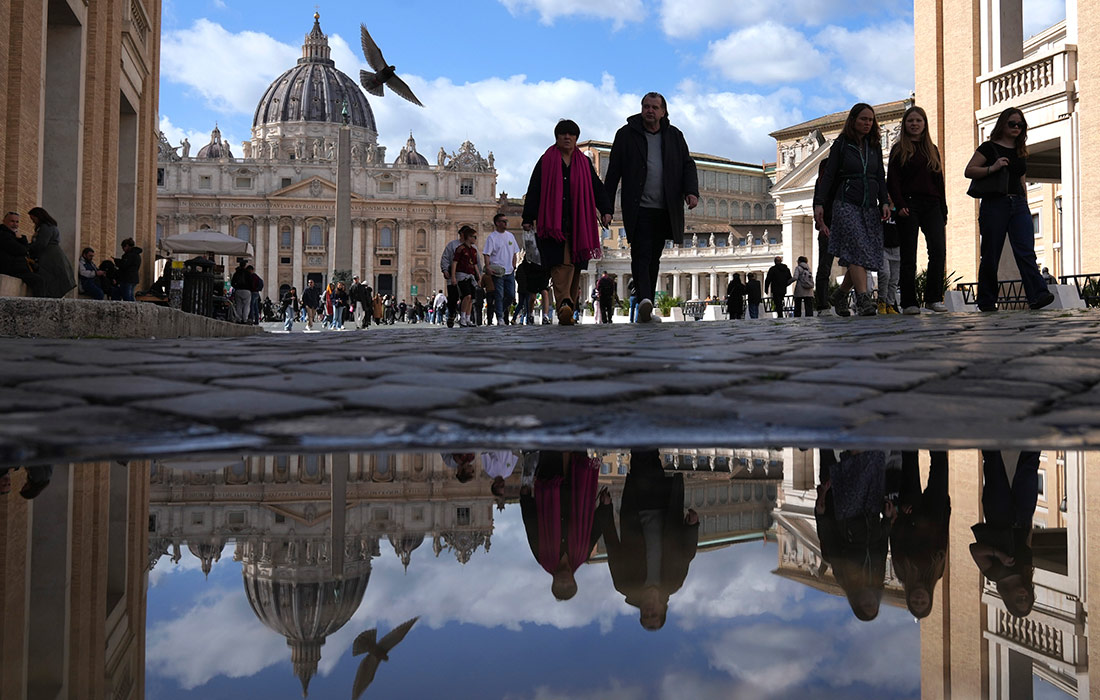Солнечная погода в Ватикане