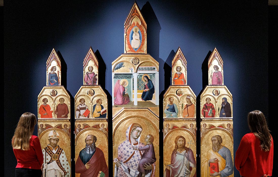 Пресс-показ выставки "Сиена: Расцвет живописи 1300-1350 годов" в Лондонской национальной галерее