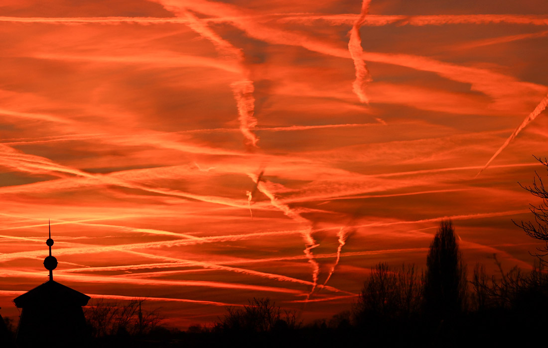 Закат в Берлине