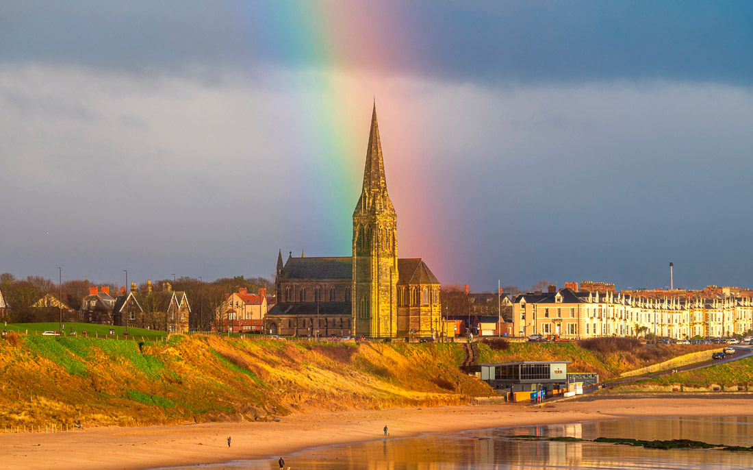 Радуга над британским Каллеркоутсом