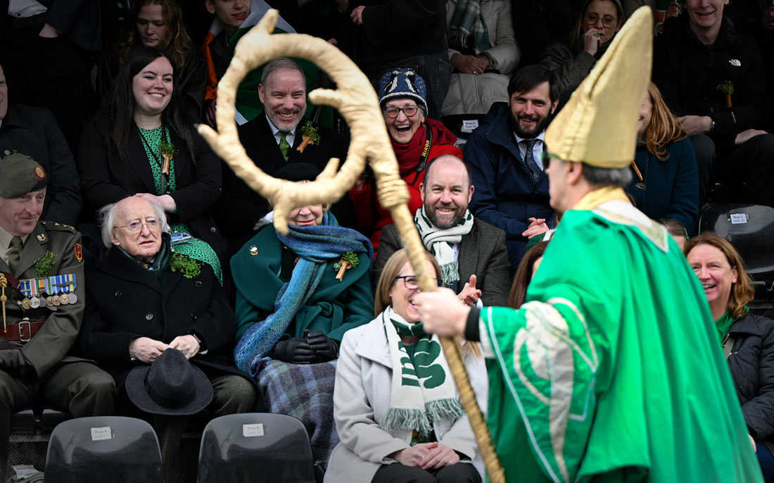 Участники торжеств в Ирландии