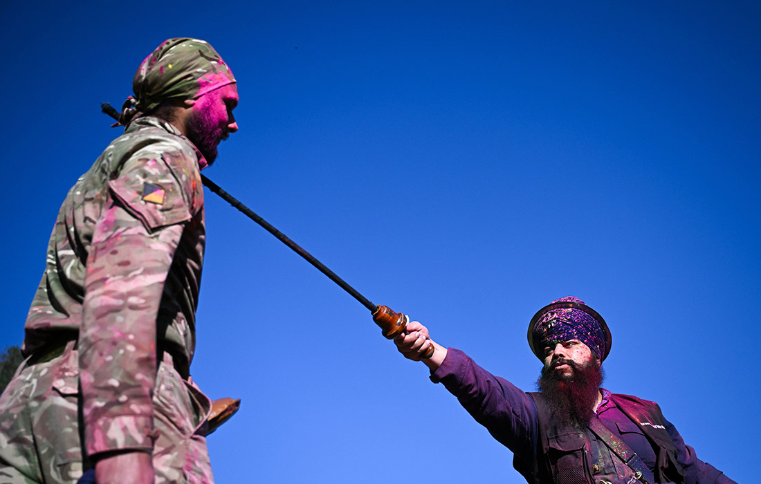 Фестиваль сикхов в Олдершоте, Англия