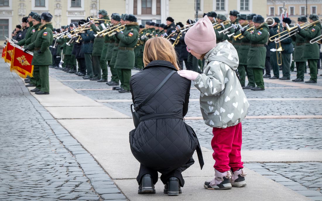 Репетиция парада Победы в Санкт-Петербурге