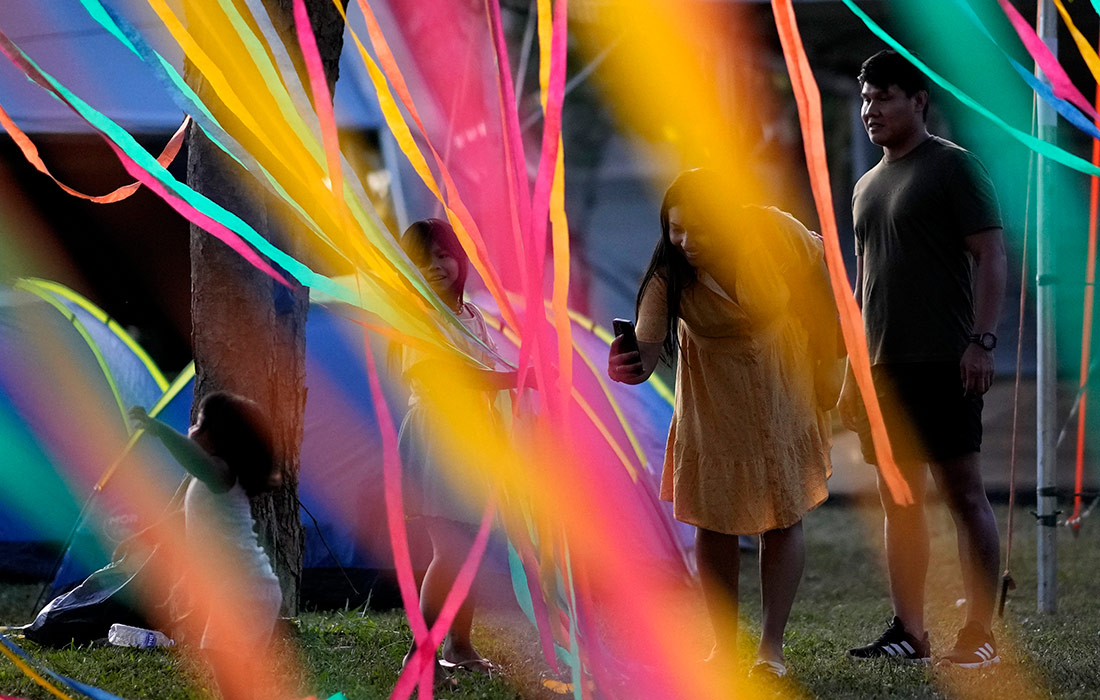 Ежегодная акция коренных народов за демаркацию земель в Бразилии