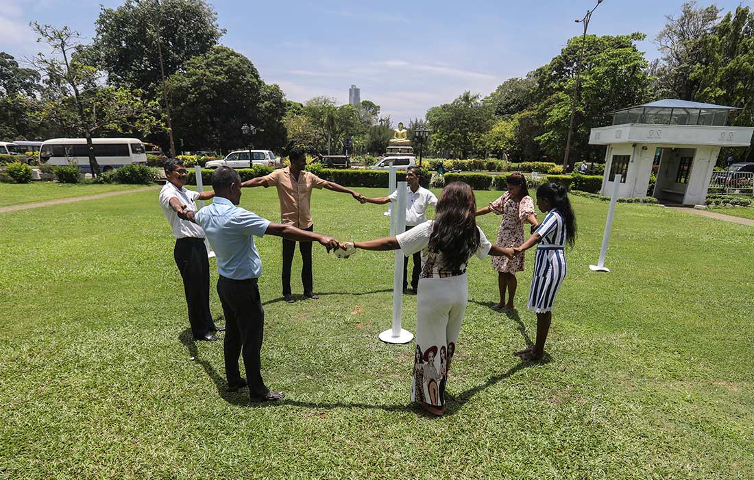 День нулевой тени в Коломбо, Шри-Ланка