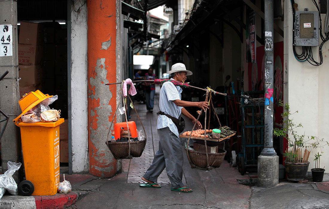 Уличная торговля в Бангкоке