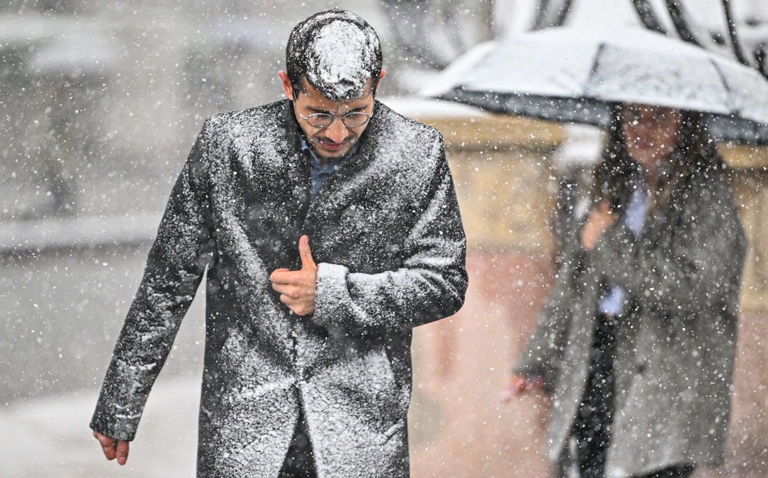 Снегопад в Анкаре, Турция