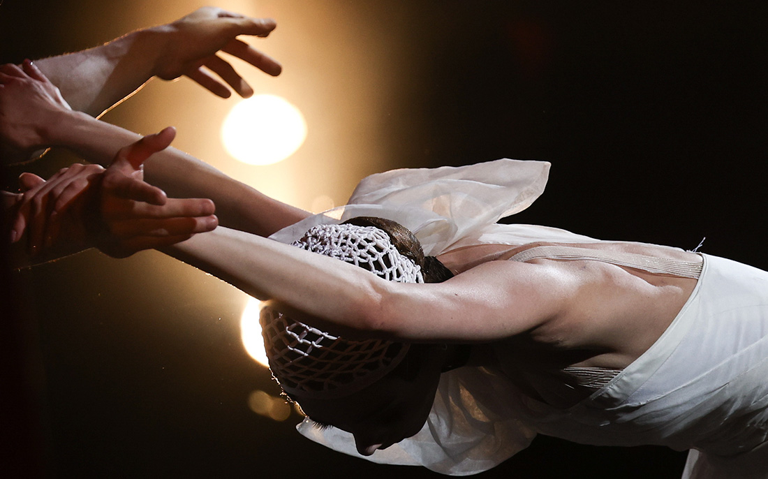 Закрытый показ балета "Две Анны" на сцене Малого театра в Москве