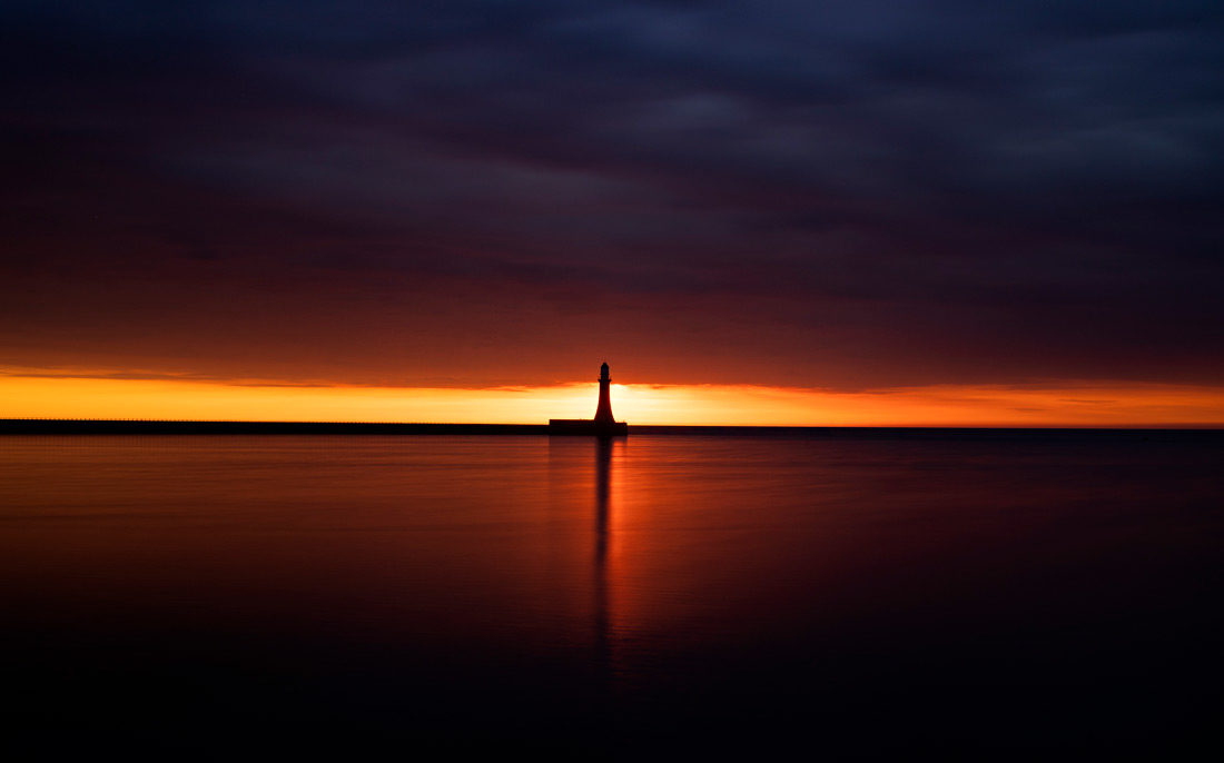 Восход солнца в британском Сандерленде