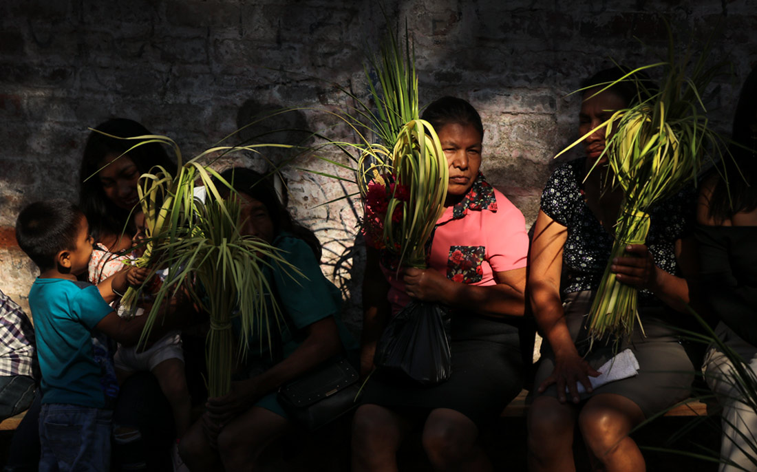 Празднование Вербного воскресенья в Сан-Сальвадоре