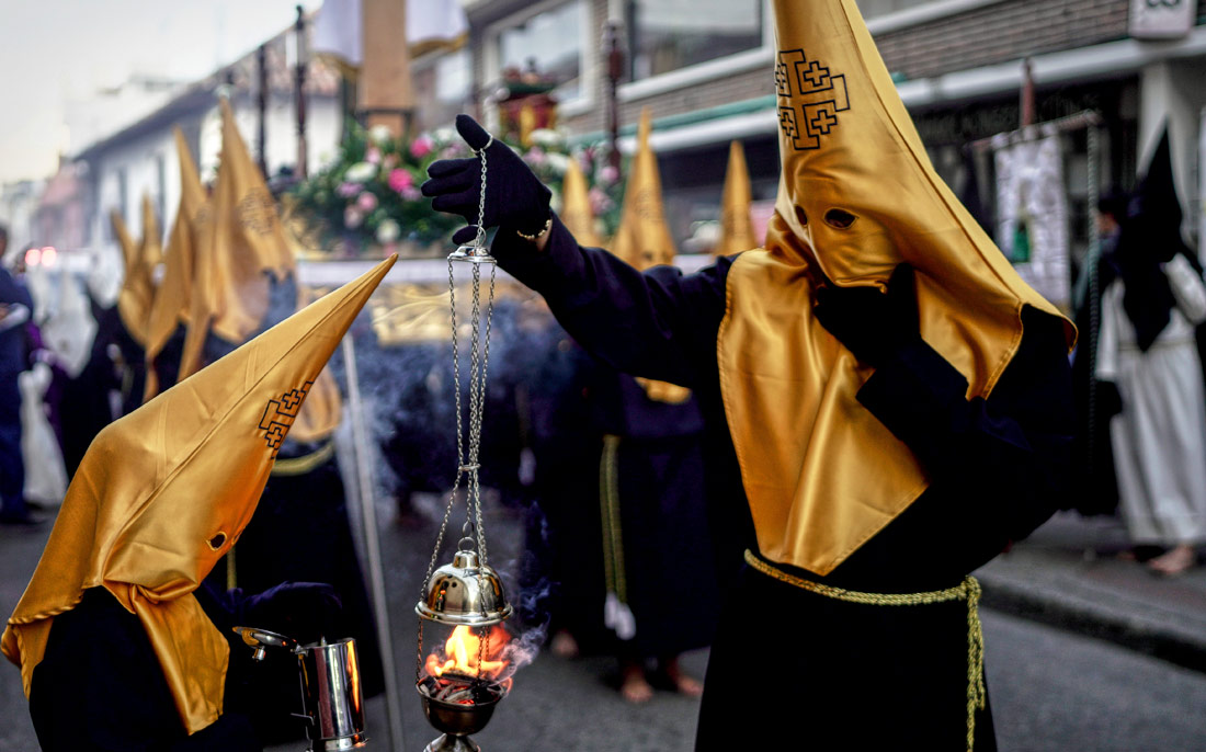 Процессия Страстной недели в Тунхе, Колумбия