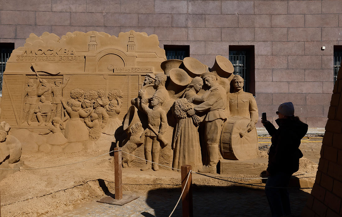 Фестиваль песчаных скульптур в Санкт-Петербурге